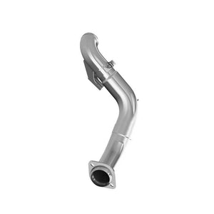 4" Turbo Down Pipe, AL, 2015-2016 6.7L Powerstroke - Non Cab & Chassis Only